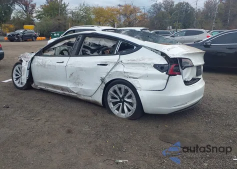 2022 Tesla Model 3 Rear-Wheel Drive from USA, damaged, VIN 5YJ3E1EA5NF330490